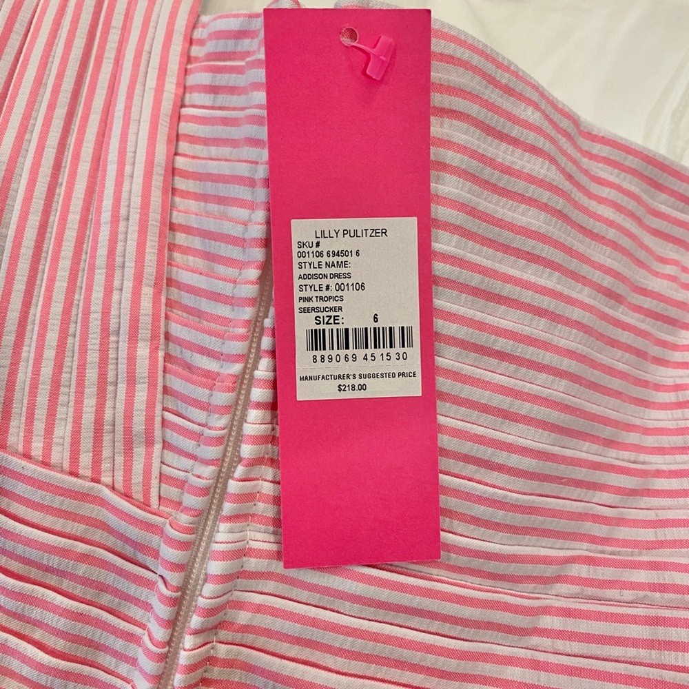 NWT Lilly Pulitzer One-Shoulder Addison Dress - Picture 4 of 7